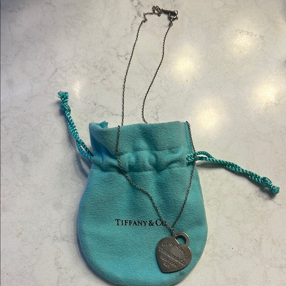 Tiffany & Co. Silver Heart Necklace